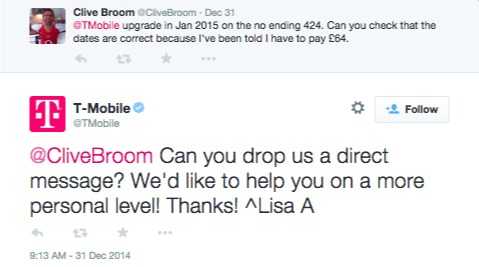 tmobile customer support